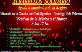 Imagen de En Albarellos: Evento solidario por los inundados de la región