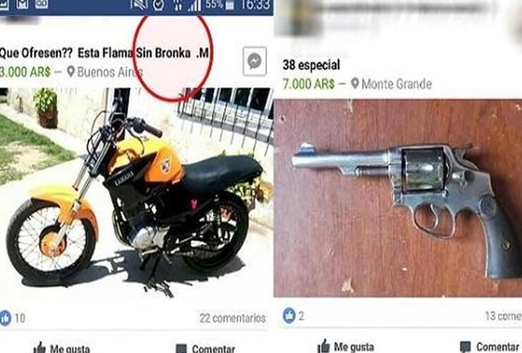Imagen de Ladrones utilizan Facebook y WhatsApp para conseguir armas y motos