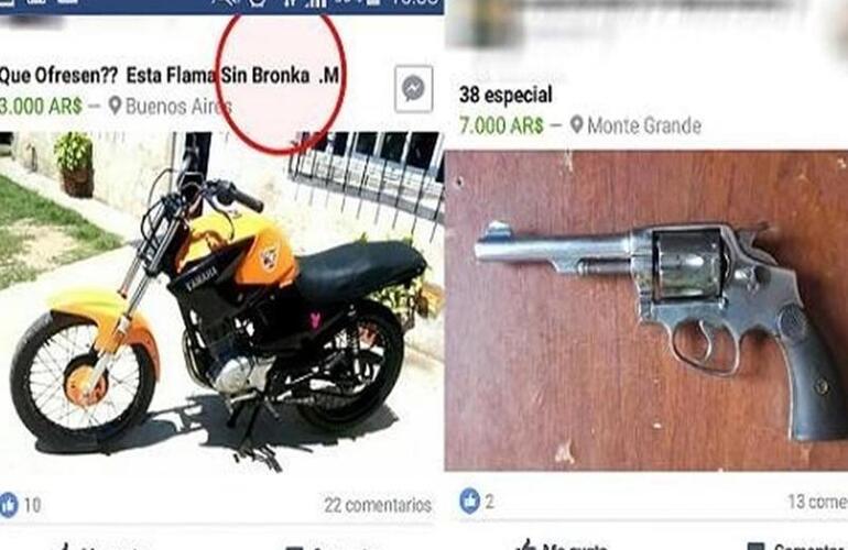 Imagen de Ladrones utilizan Facebook y WhatsApp para conseguir armas y motos