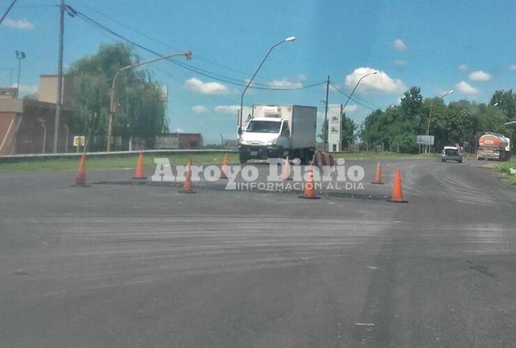 Señalizado. El lugar en reparación se encuentra señalizado a fin de evitar accidentes.