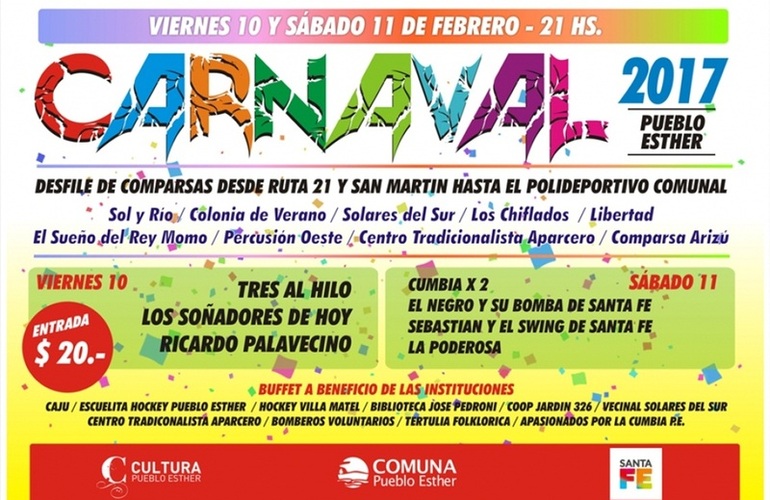 Imagen de Carnaval 2017 en Pueblo Esther