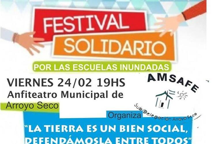 Imagen de En Arroyo Seco: Festival solidario a beneficio de las escuelas inundadas