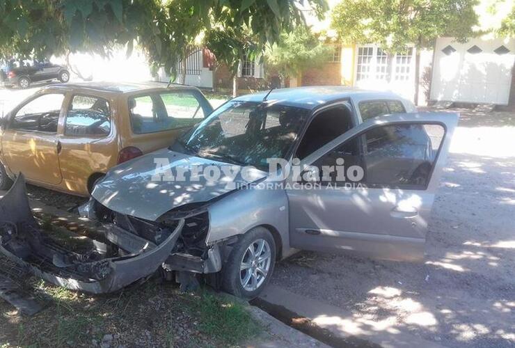 Sobre ripio. El accidente se registró en una calle escoriada.