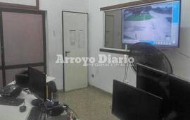 Sala de Monitoreo. Funciona en el edificio del Corral&oacute;n Municipal.