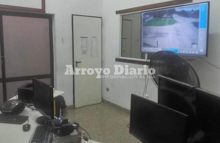 Sala de Monitoreo. Funciona en el edificio del Corralón Municipal.