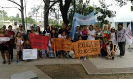 Particip&oacute; Arroyo Seco. La subdelegaci&oacute;n de Amsafe con asiento en Arroyo Seco tambi&eacute;n particip&oacute; de la actividad. Foto: Amsafe Rosario