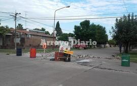 Imagen de Reparan pavimento en Juárez Celman y Mitre