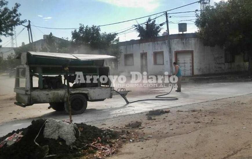 Imagen de &Uacute;ltimos trabajos antes de habilitar Rivadavia y 9 de Julio