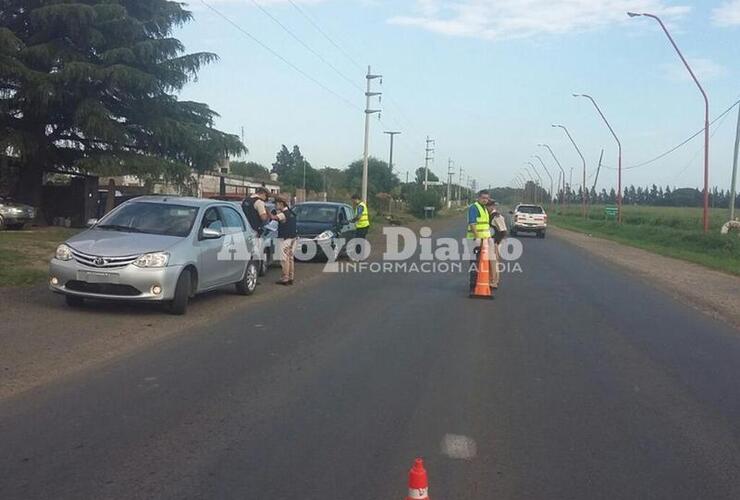 Imagen de Controles sobre Ruta 21 en el acceso norte