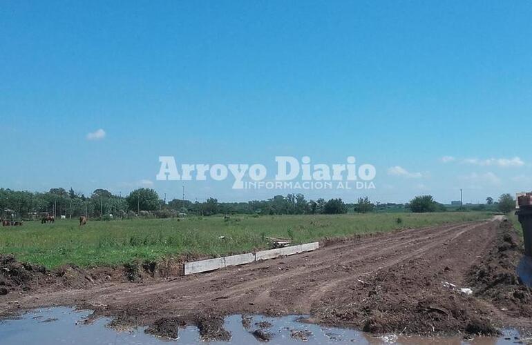 Imagen de Trabajos de cordón cuneta en el Loteo Nasurdi