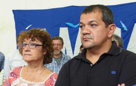 Foto: Sonia Alesso (AMSAFE) junto a Mart&iacute;n Lucero (SADOP)