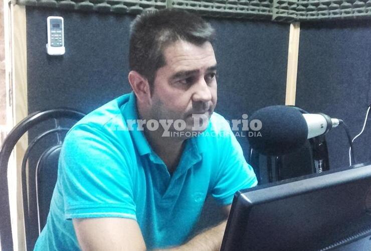 Gabriel Alegre, delegado local del Sindicato de Camioneros.