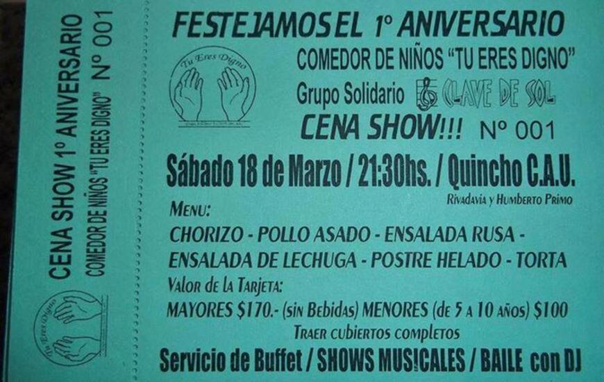Sumate. Todavía quedan tarjetas a la venta para el evento que se llevará a cabo este sábado en CAU