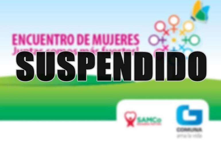 Imagen de Se suspendió el Encuentro de Mujeres