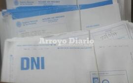 Importante. Los DNI llegaron ayer y ya están a disposición de los vecinos para ser retirados.