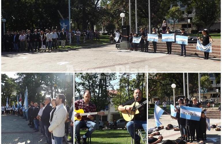 Compilado. Algunas de las postales que dej&oacute; el acto de este viernes