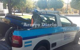 Imagen de Secuestran dos motos en controles de tránsito