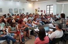 En reunión. Ayer se reunió en Santa Fe la asamblea provincial de Amsafé, y tras ello retrucó la ministra de Educación