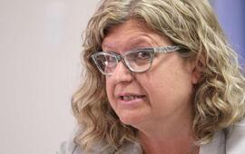 Claudia Balagu&eacute;, ministra de Educaci&oacute;n de la provincia. Foto: Pablo Aguirre