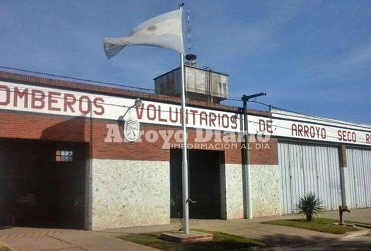 Cuartel de Bomberos Voluntarios de Arroyo Seco. Foto: Archivo AD