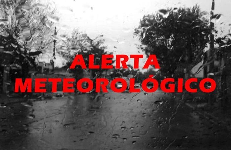 Imagen de Alerta meteorológico por lluvias y tormentas fuertes