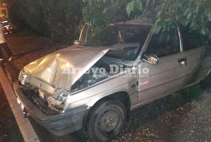 Así quedó. Este fue uno de los rodados involucrados en la colisión.