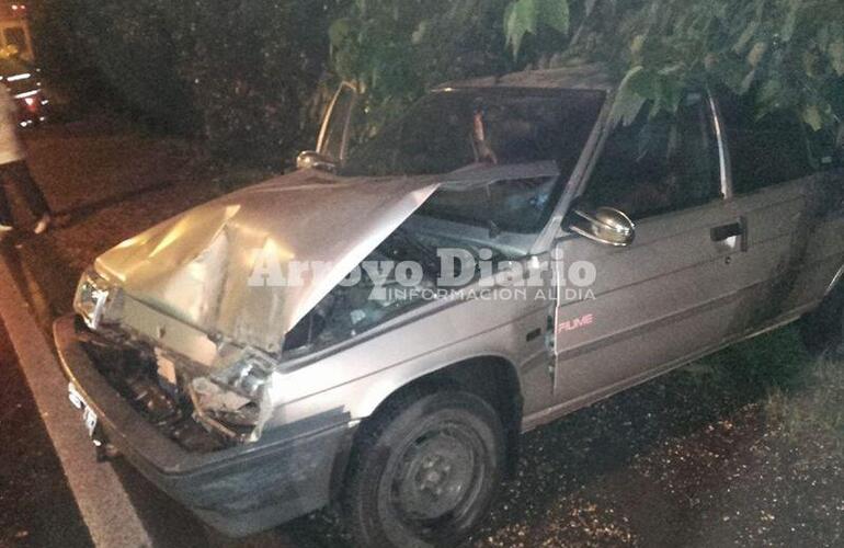 Así quedó. Este fue uno de los rodados involucrados en la colisión.