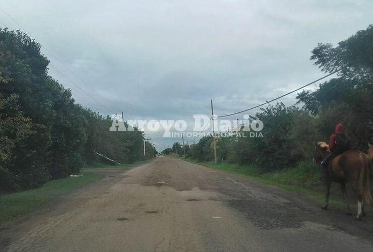 Calle Pavón. El camino al Puerto está contemplado en uno de los proyectos a presentar.