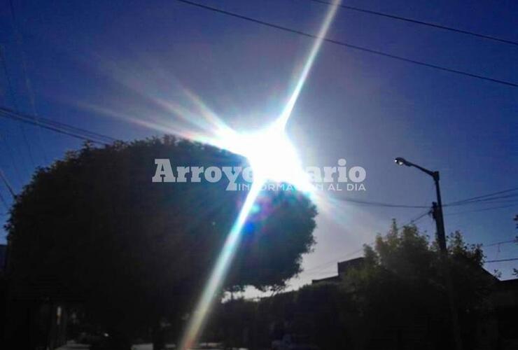 Imagen de Sol de otoño a pleno en la ciudad