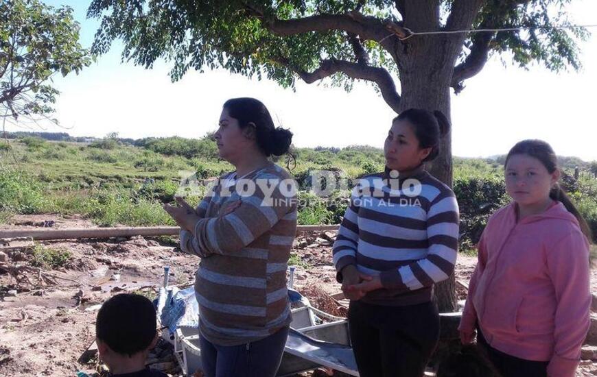 Esta mañana. Jaquelina habló en su nombre y en representación de sus vecinos.