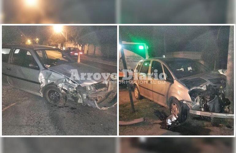 Da&ntilde;os importantes. As&iacute; quedaron los autos tras la colisi&oacute;n.