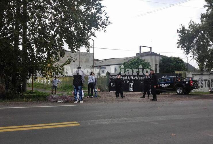 María Passoni y Ruta 21. En esta zona se registró el suceso en la mañana de hoy