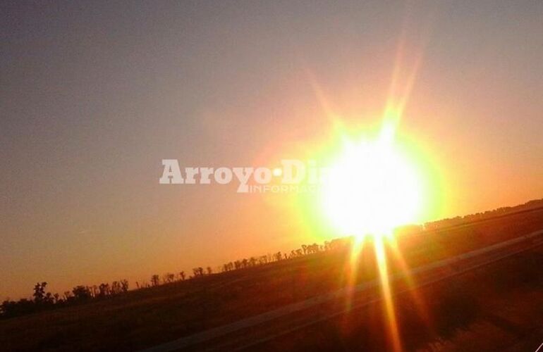 Despejado. Sol desde temprano en nuestra zona.