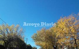 Cielito lindo. El cielo se muestra bien celeste desde temprano.