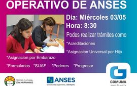 Imagen de Operativo de ANSES en General Lagos
