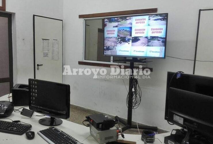 Centro de Monitoreo. El control de monitoreo está ubicada en el corralón municipal.