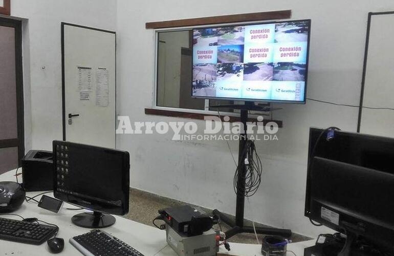 Centro de Monitoreo. El control de monitoreo está ubicada en el corralón municipal.