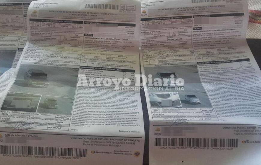 M&aacute;s de una. Hubo casos de vecinos que recibieron hasta cuatro multas en el mismo d&iacute;a.