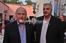 El gobernador Miguel Lifschitz y el intendente de Arroyo Seco Nizar Esper