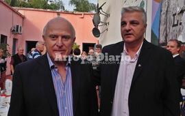 El gobernador Miguel Lifschitz y el intendente de Arroyo Seco Nizar Esper