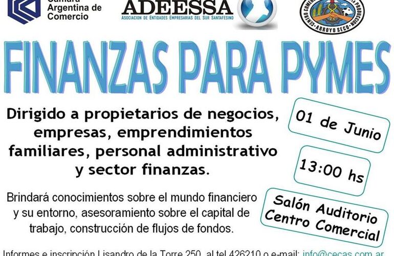 Imagen de Nuevo curso: "Finanzas para Pymes�