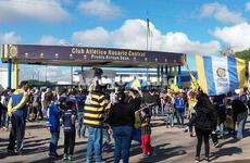 Desde temprano. Los hinchas comenzaban a acercarse al predio que el CARC tiene en Arroyo Seco.