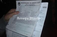 Imagen de Le hicieron la multa y se quej&oacute; porque dijo que ten&iacute;a toda la documentaci&oacute;n