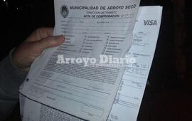 Imagen de Le hicieron la multa y se quejó porque dijo que tenía toda la documentación