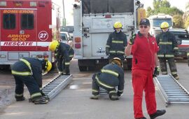 Obligatorio. Dicho curso fue obligatorio para todo el Cuerpo Activo de Arroyo Seco pero tambi&eacute;n se convoc&oacute; a cuarteles que forman parte de la Regional y de zonas aleda&ntilde;as. Foto: Facebook