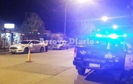 En plena acci&oacute;n. Juan B. Justo y G&aacute;lvez; all&iacute; se realiz&oacute; uno de los controles.