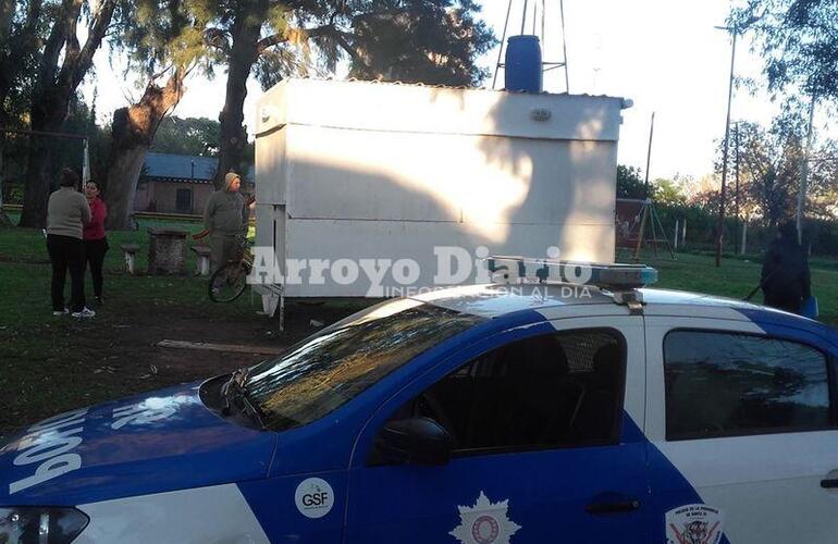 Esta ma&ntilde;ana. Los due&ntilde;os del carrito tomaron conocimiento del robo esta ma&ntilde;ana cerca de las 8.