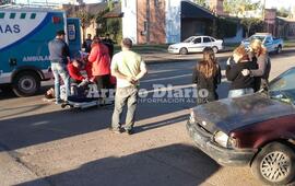 Imagen de Motociclista herido en accidente de tránsito