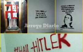 Imagen de En el Goretti: ¿Vandalismo o mensajes con trasfondo político?