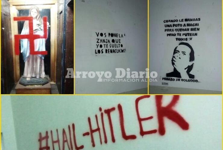 Imagen de En el Goretti: ¿Vandalismo o mensajes con trasfondo político?